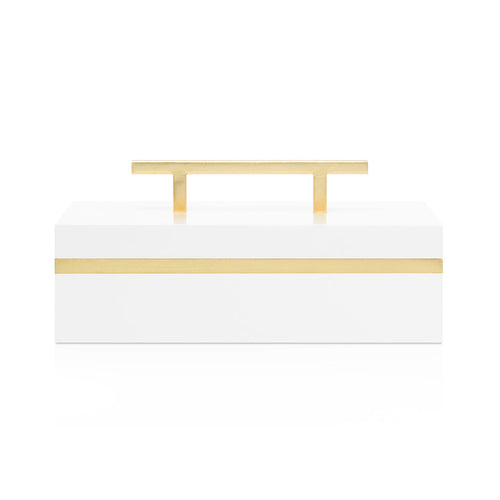 Couture Lighting Blair Box White And Gold (Single)