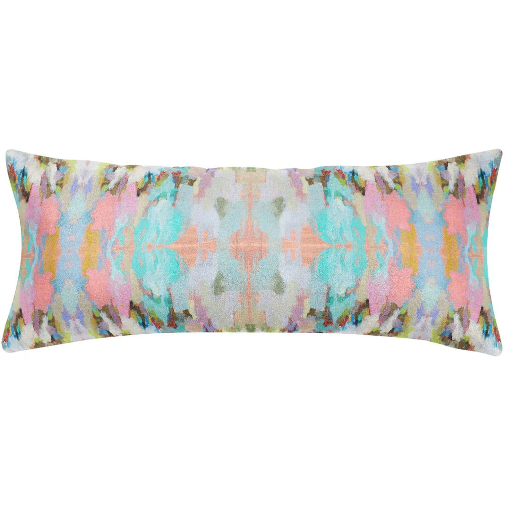 Bargain Basement Laura Park Brooks Avenue 36" Bolster Linen Cotton Pillow