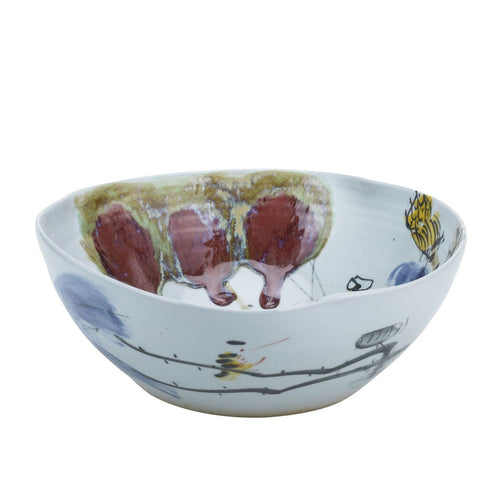 Swirl Bowl Oxblood Lotus By Legends Of Asia