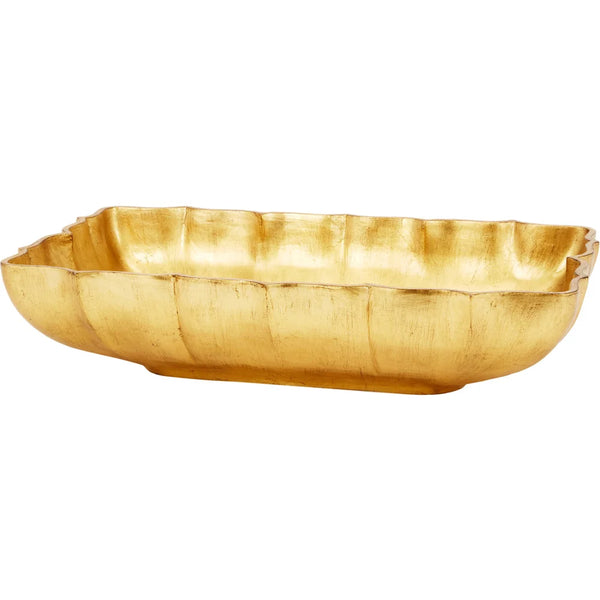Emma Gold Leaf Decorative Bowl Ivy Home