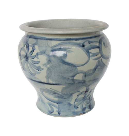 Blue And White Porcelain Silla Flower Pot By Legends Of Asia