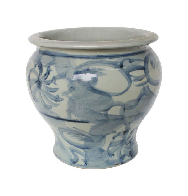Blue And White Porcelain Silla Flower Pot By Legends Of Asia