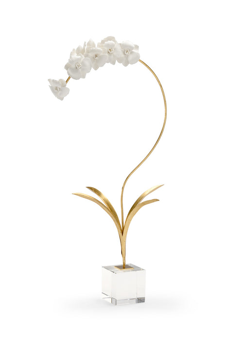 Chelsea House Decorative Gold Orchid On Stand