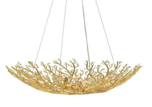 Currey and Company - Sea Fan Bowl Chandelier