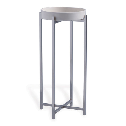 Port 68 Jody Accent Table in Creme/White