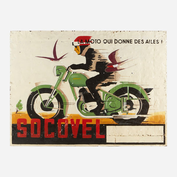 Bobo Intriguing Objects 'Socovel Motorbike' Reclaimed Metal Wall Art