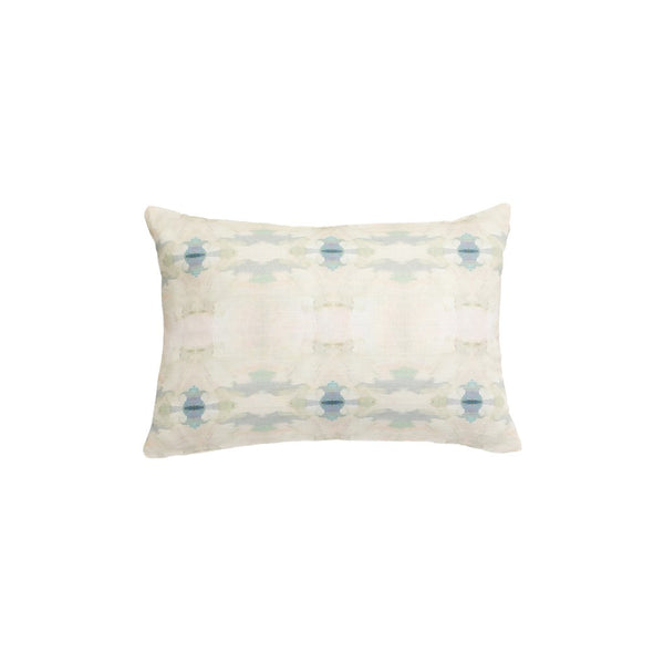 Coral Bay Pale Blue Linen Cotton Pillow