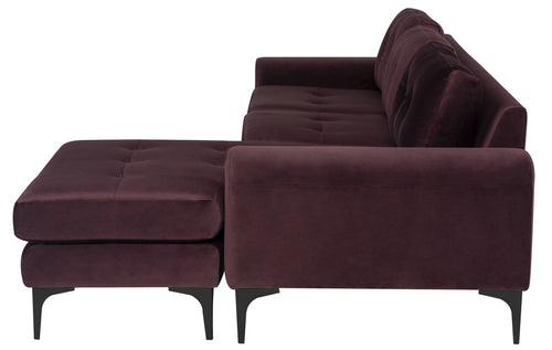 Nuevo Colyn Mulberry Sectional Sofa