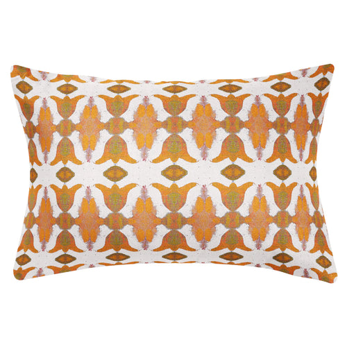 Laura Park Spice Market Orange Linen Cotton Pillow