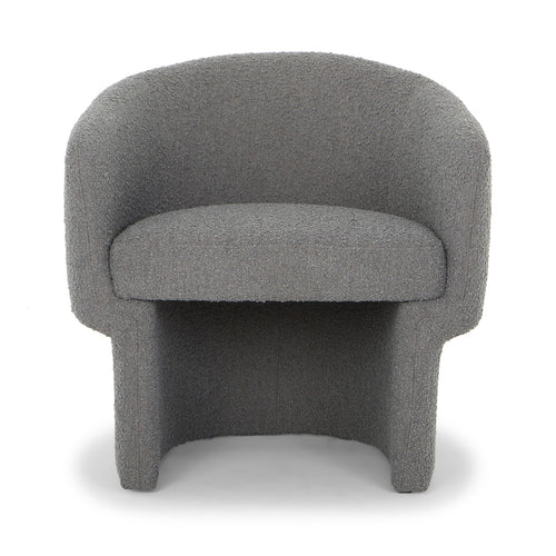 Urbia Jessie Accent Chair Charcoal Boucle