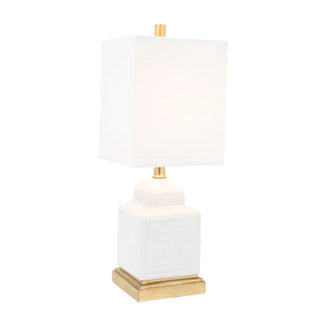 Couture Lamps Menderes Table Lamp Pure White