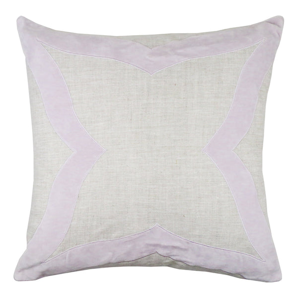 Piper Collection Elle Pillow in Lilac Lavendar