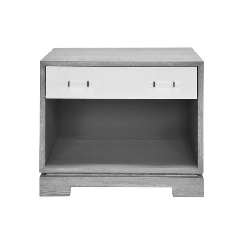 Worlds Away Shane Nightstand or Chest with Acrylic Hardware