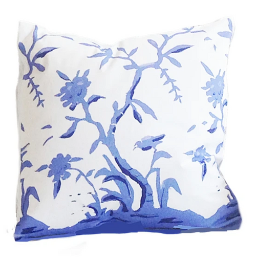 Dana Gibson Cliveden Pillow in Blue