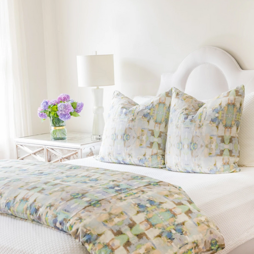 Sea Glass Duvet Cover by Laura Park