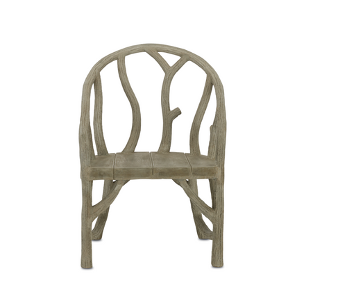 Currey and Company French Arbor Outdoor Chair