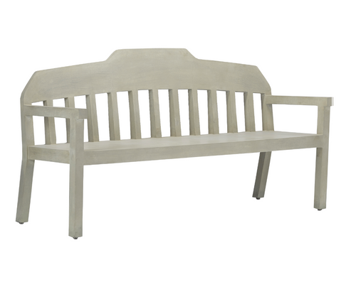 Currey and Company Wates Wooden Bench