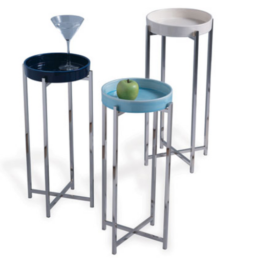 Port 68 Jody Accent Table in Sky Blue