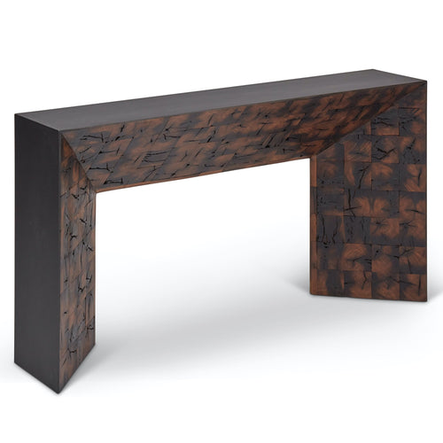 Urbia Old Post Inlay Console, Natural
