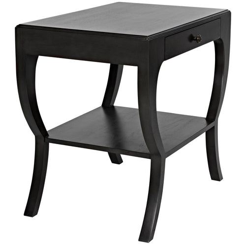 Noir Maude Side Table, Pale