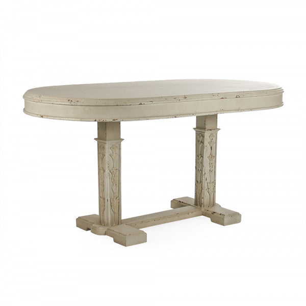 Zentique Rennes Table Distressed Taupe