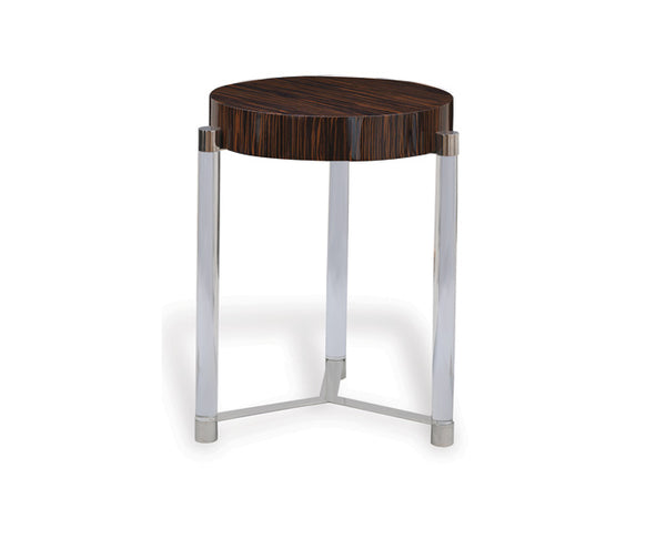 Port 68 Maxwell Brown Veneer Accent Table 24"H