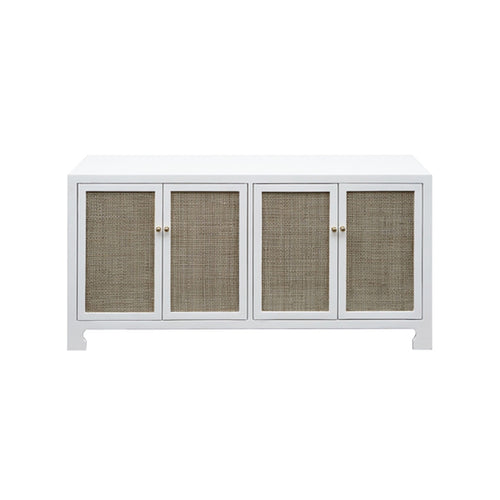 Worlds Away Sofia Cabinet in White