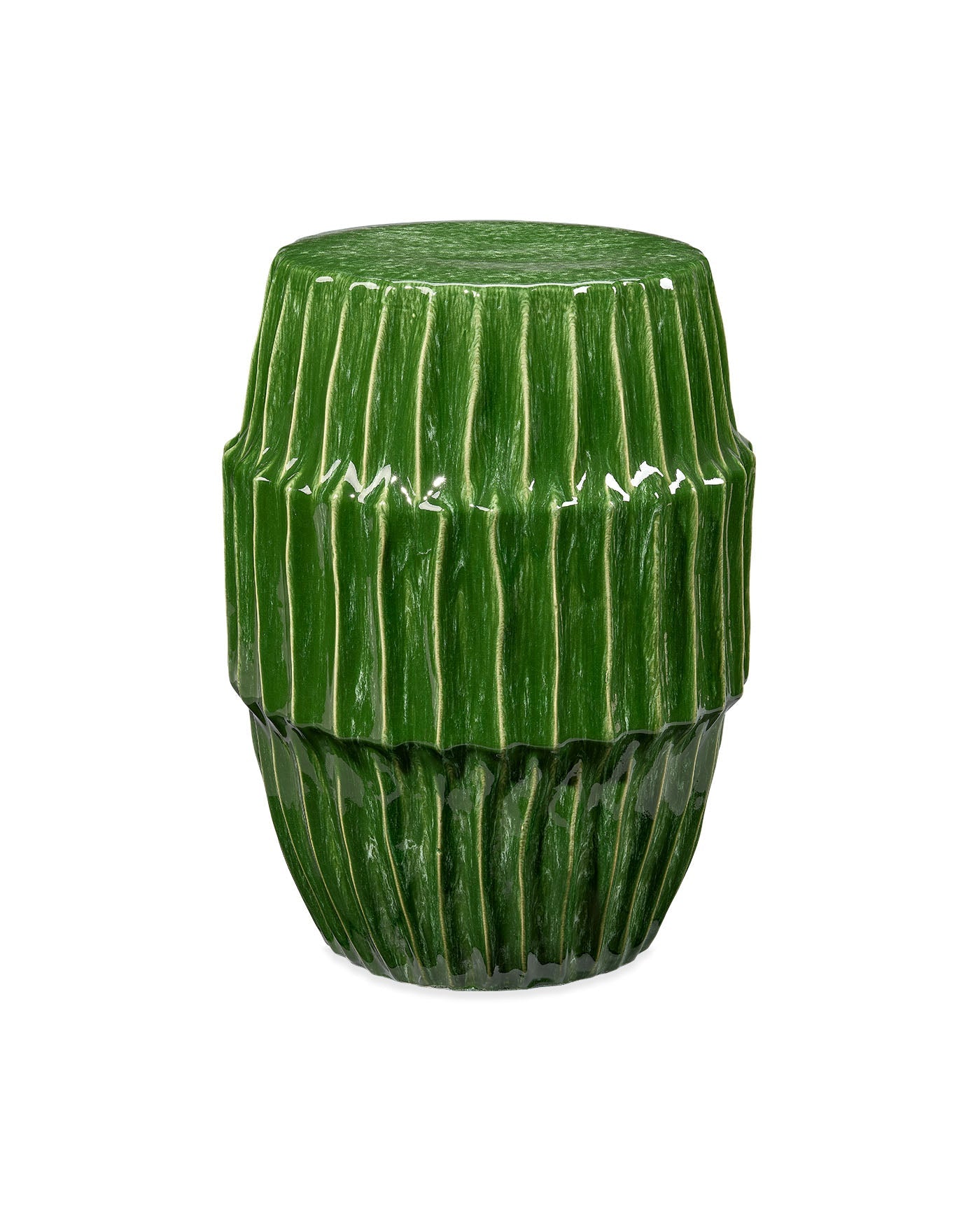 Jamie Young Algae Ceramic Side Table, Green