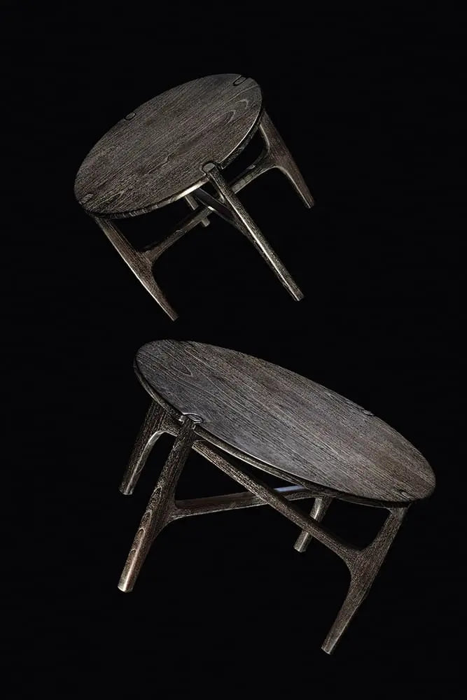 Noir Bucks Side Table, Sombre Finish