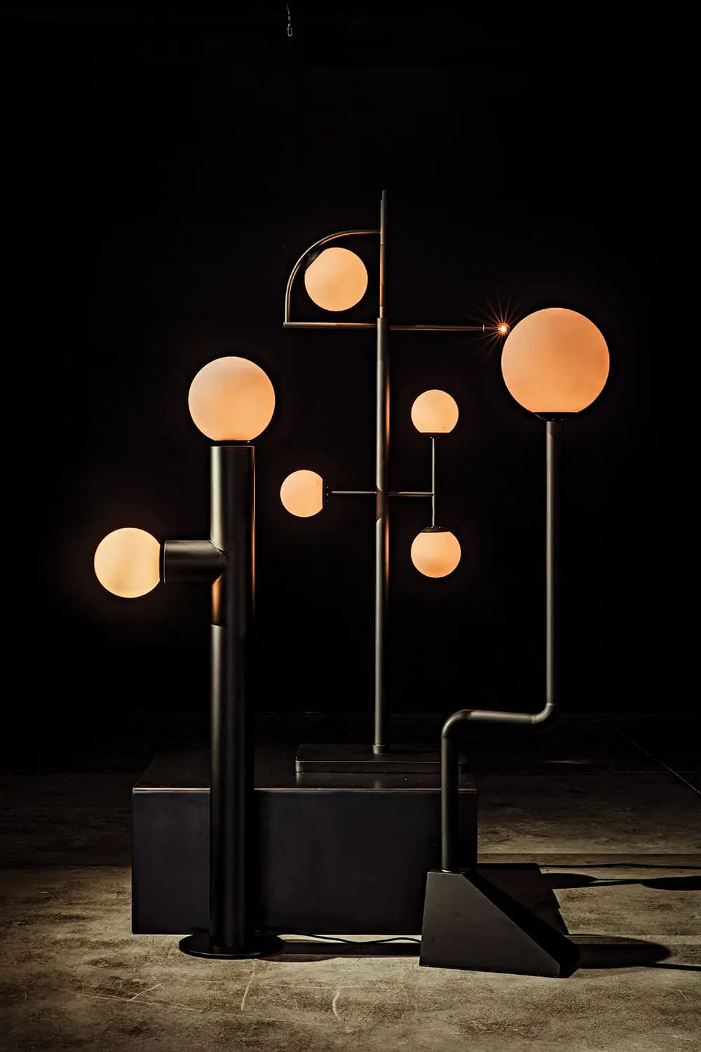 Noir Marlowe Floor Lamp