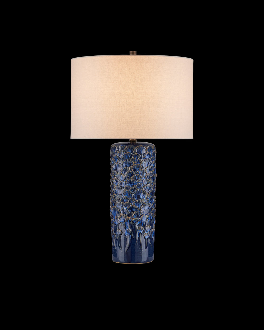 Currey & Company Fairmont Dark Blue Table Lamp