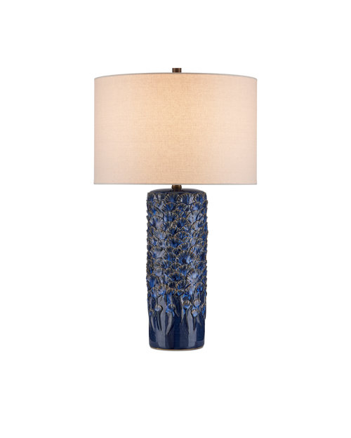 Currey & Company Fairmont Dark Blue Table Lamp