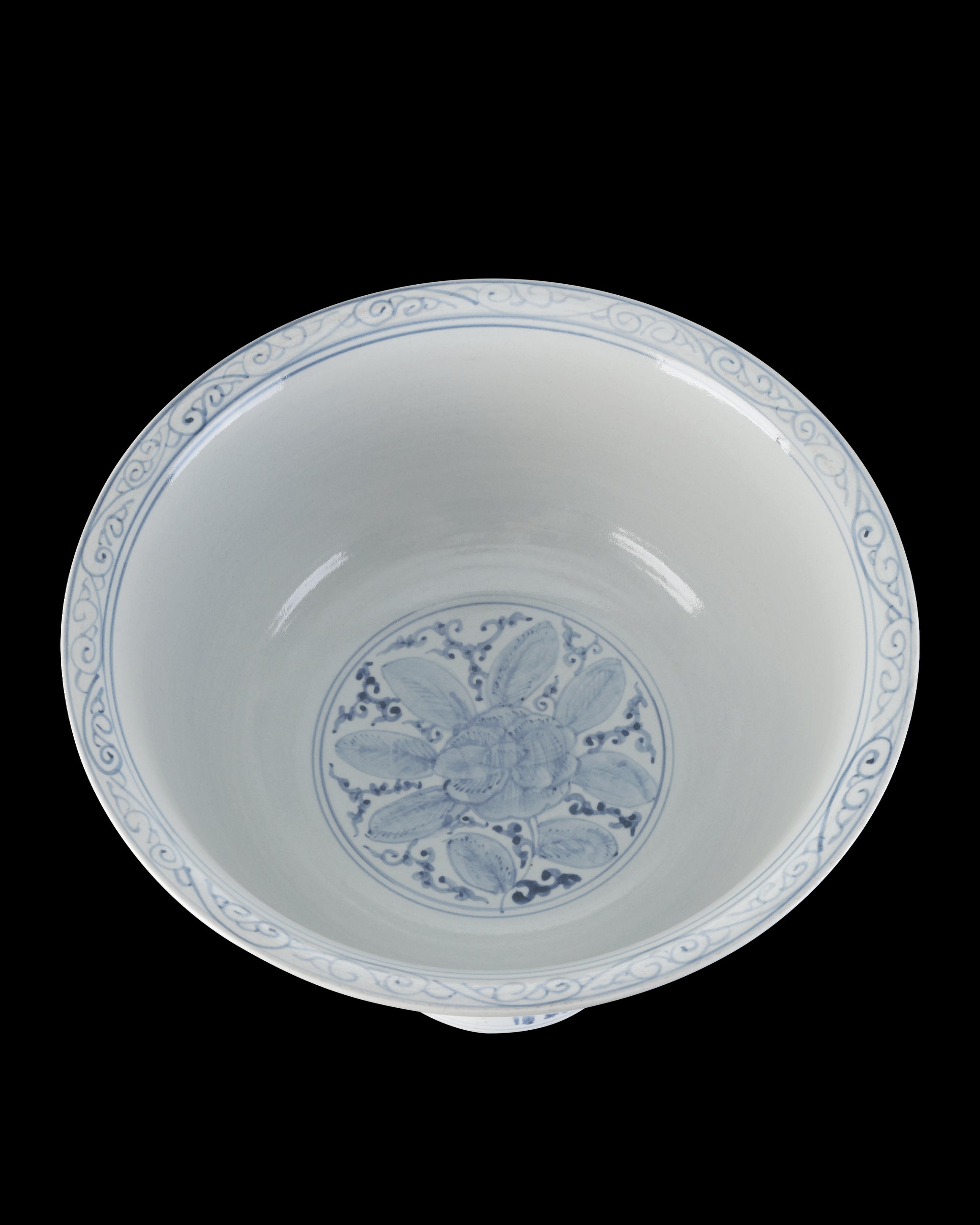 Currey & Company Ming Offering Pedestal Bowl