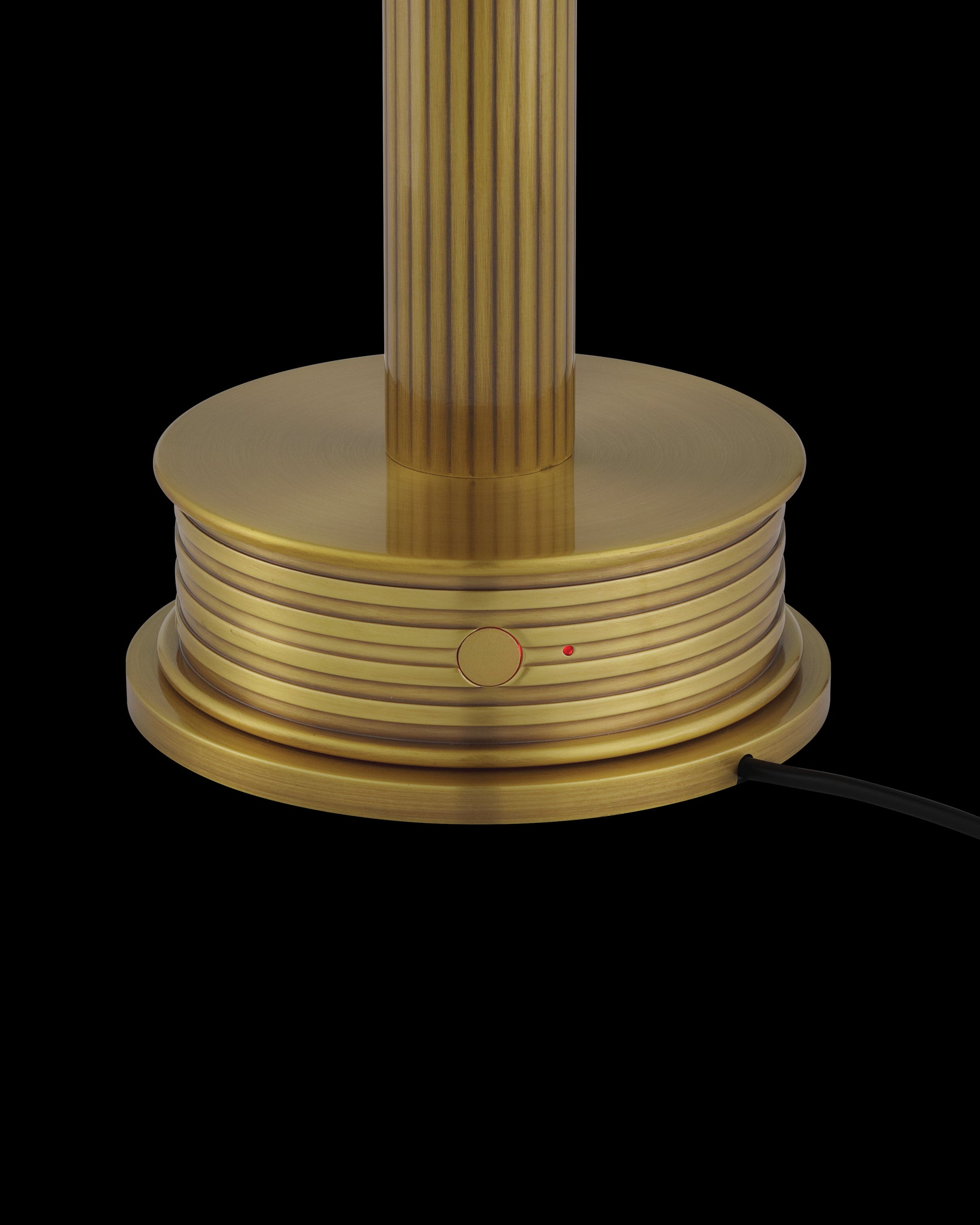 Currey & Company Promenade Brass Cordless Table Lamp