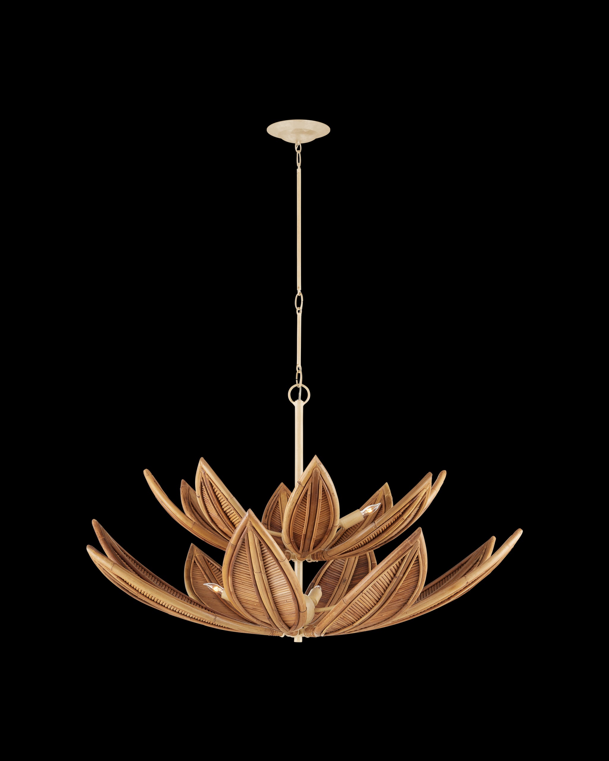 Currey & Company Cubana Two Tier Chandelier