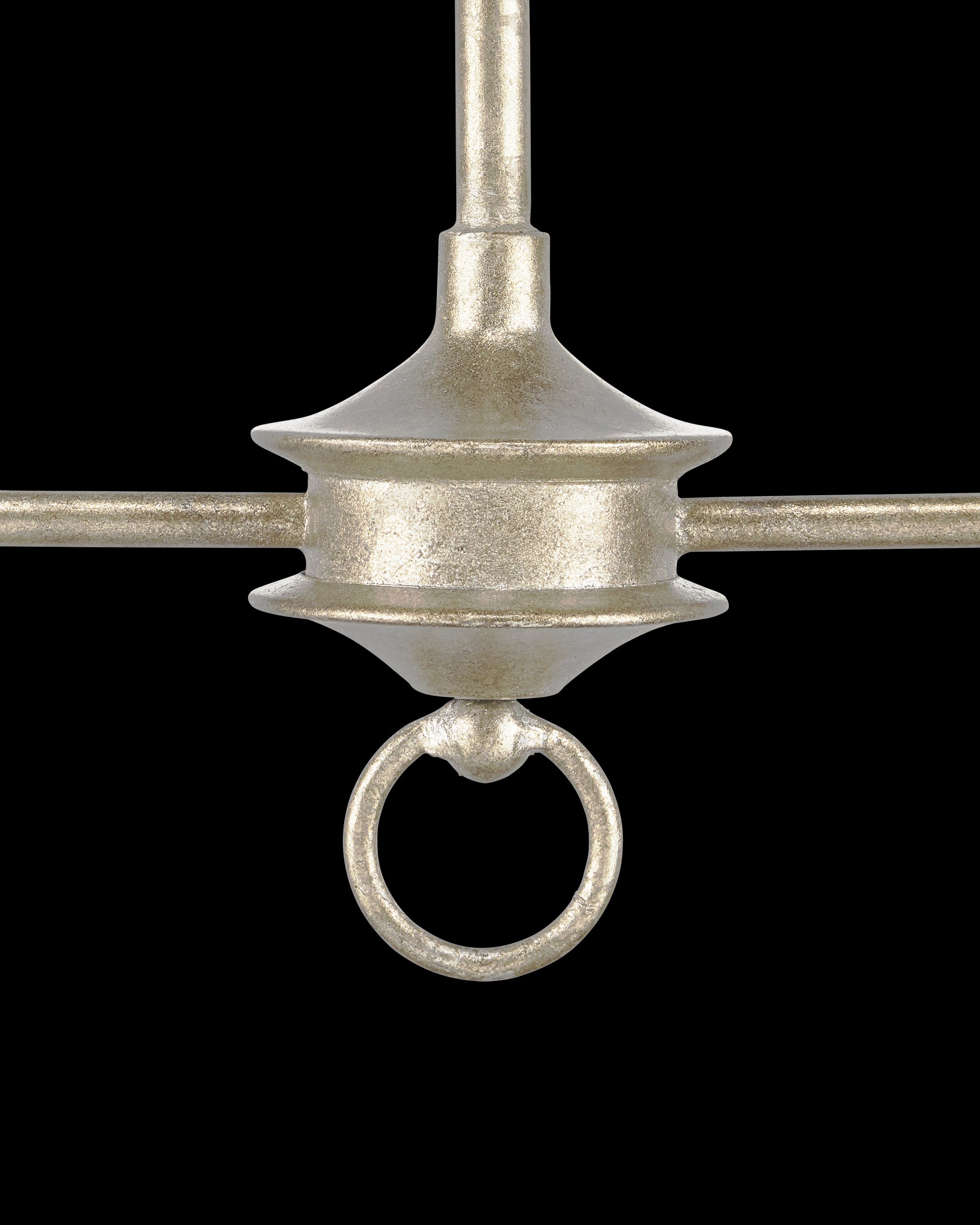 Currey & Company Nottaway Linear Champagne Chandelier