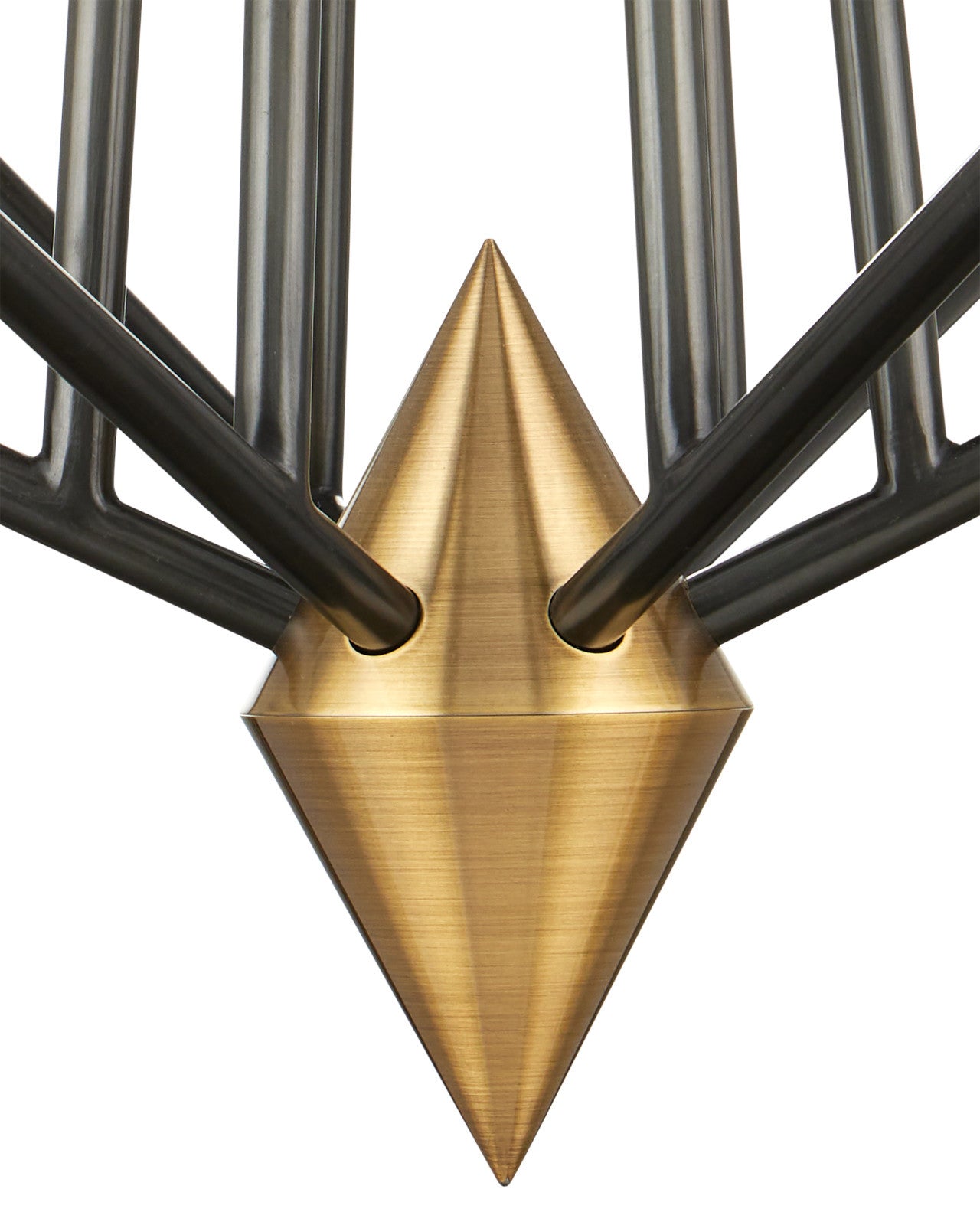 Currey & Company Hennin 28" Oil Rubbed Bronze 6 Light Chandelier