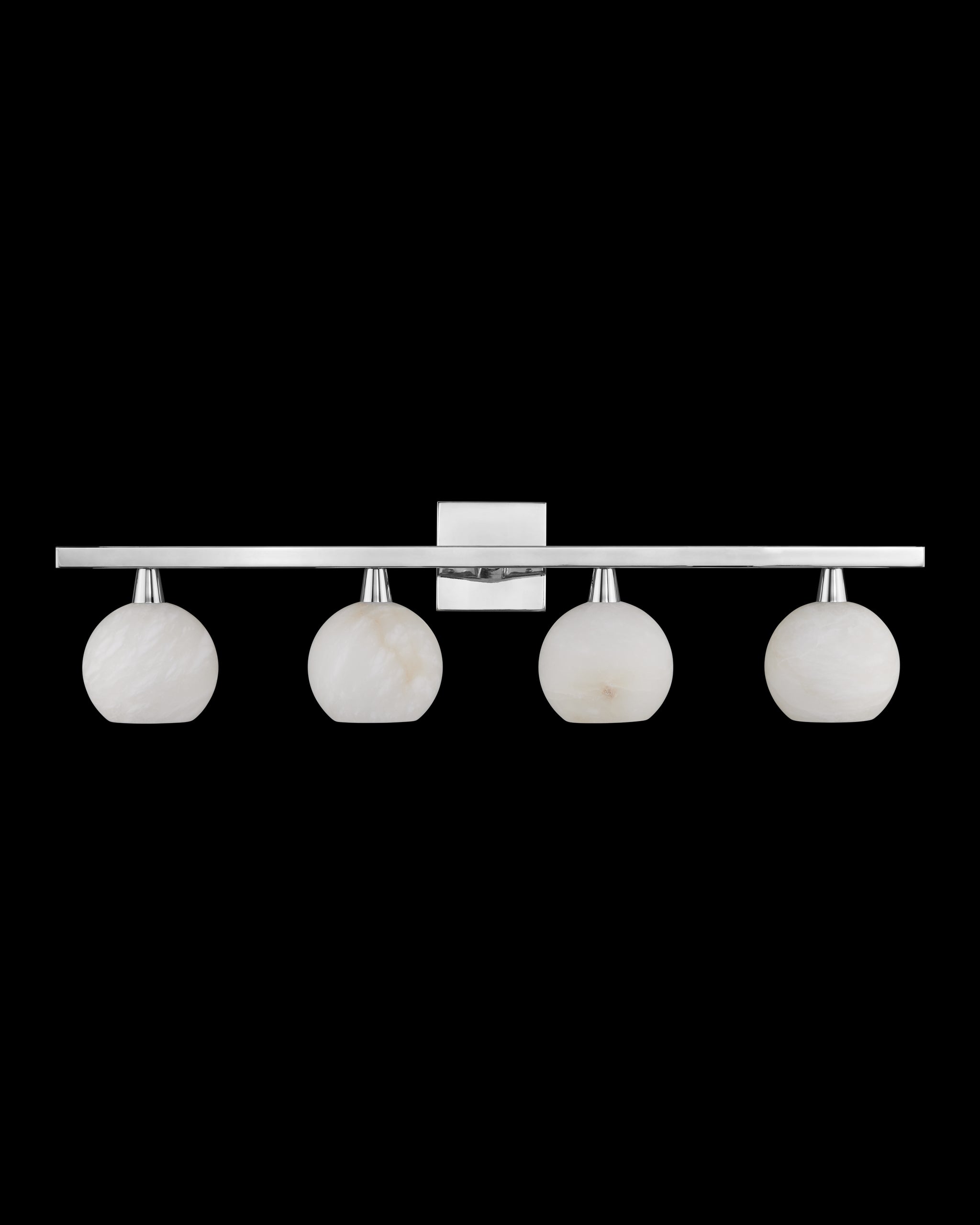 Currey & Company Bombelles Nickel Bath Bar