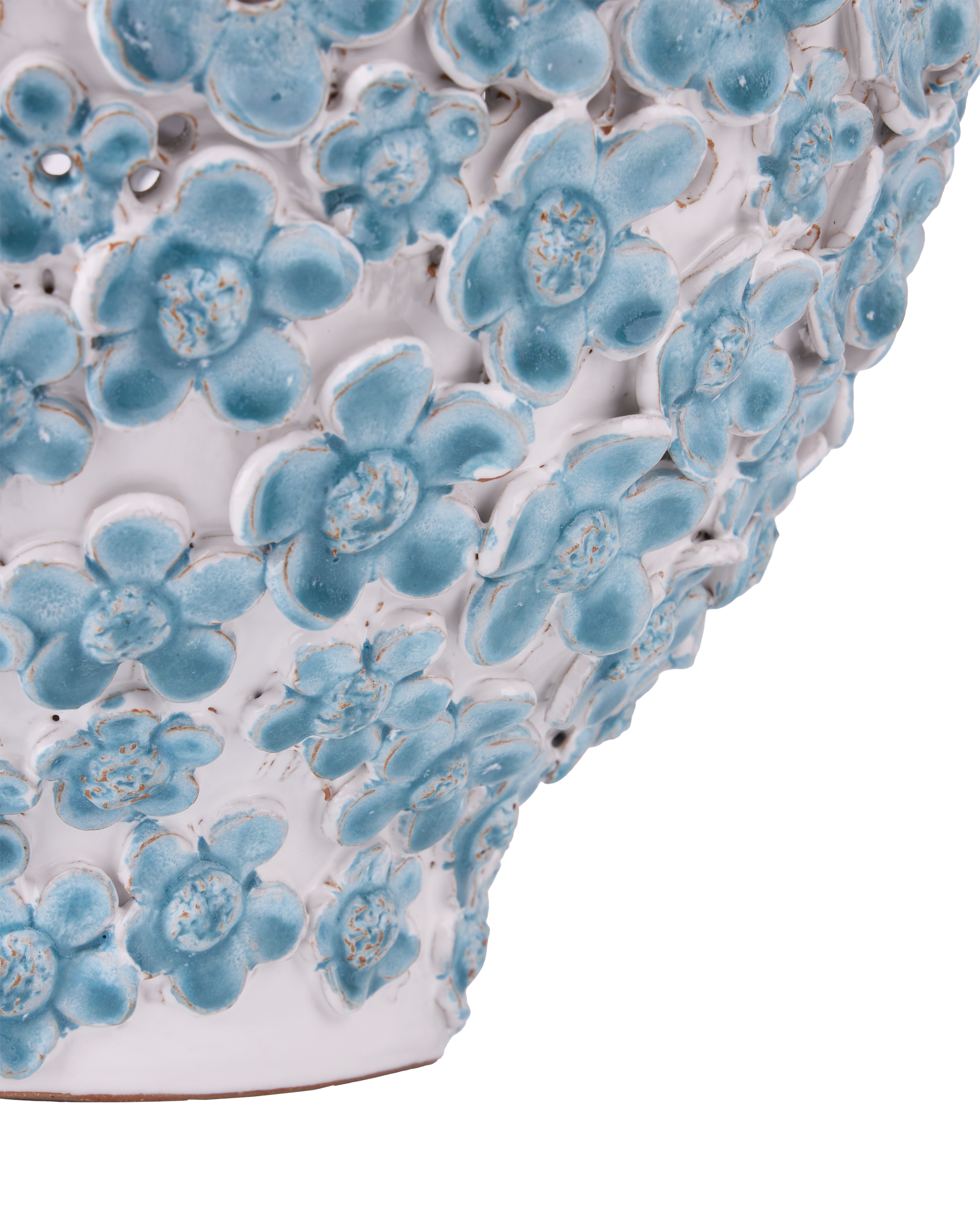 Currey And Company Daisy Blue Large Vase