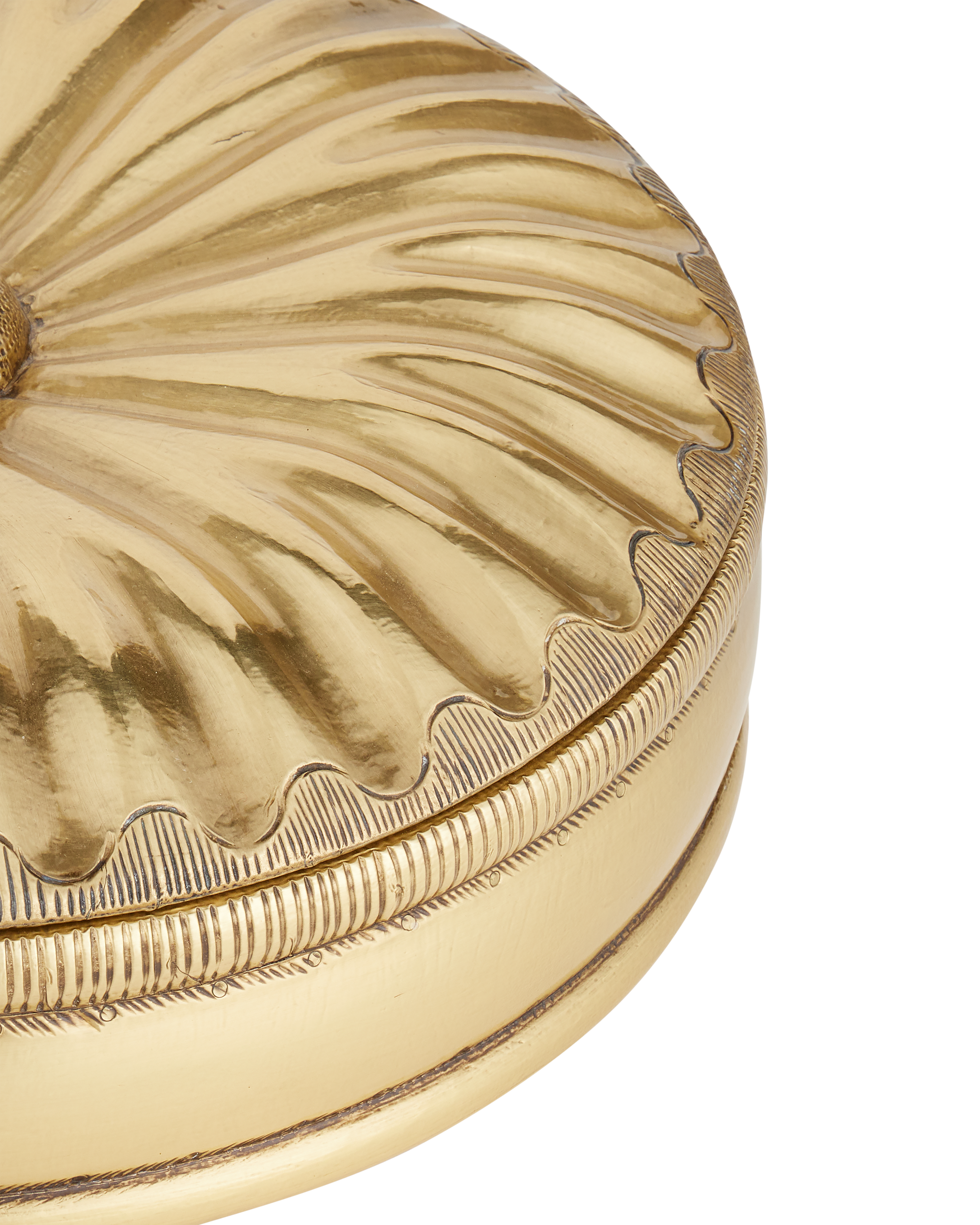 Currey & Company Pulsante Brass Box