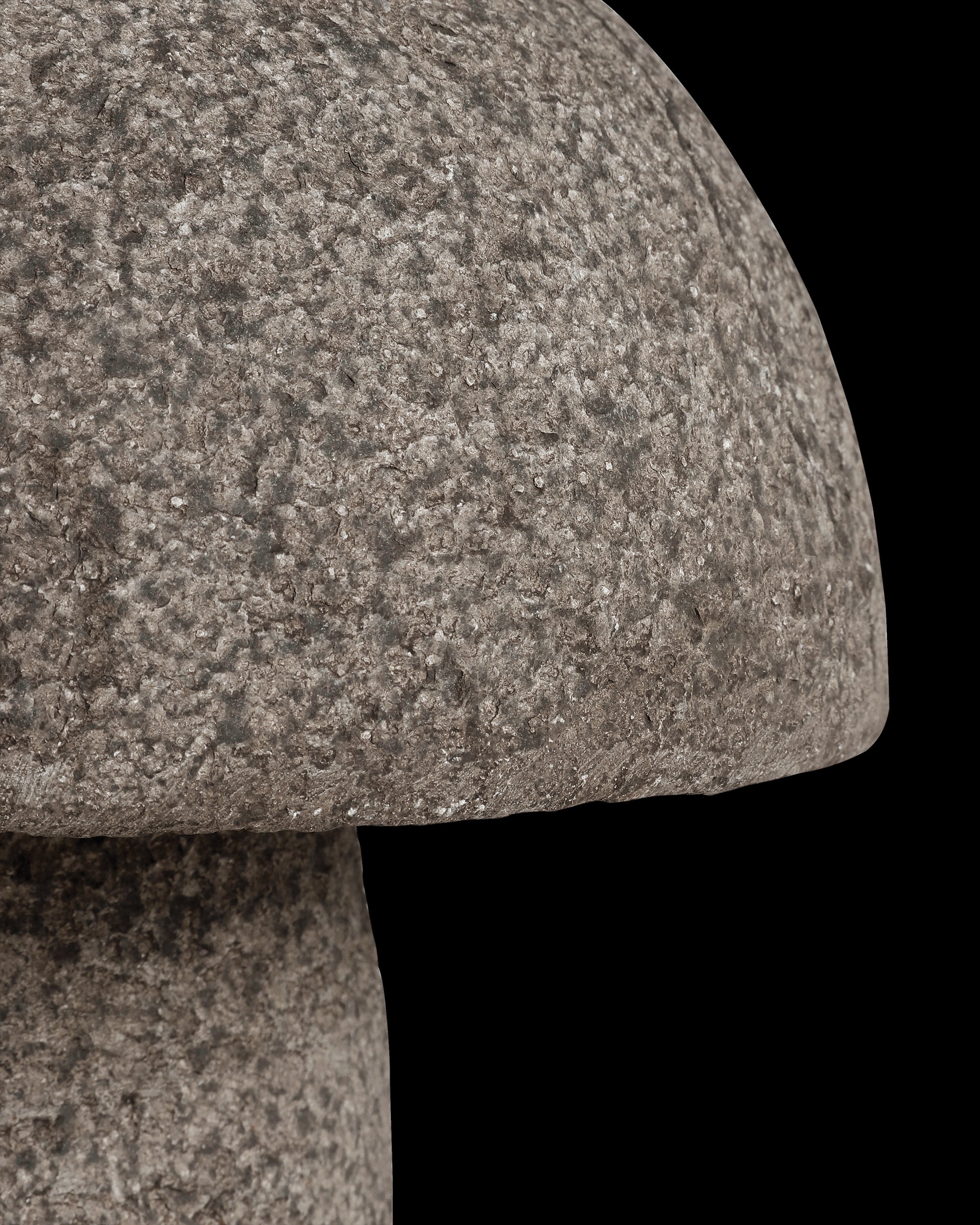 Currey & Company Large Granite Mushroom