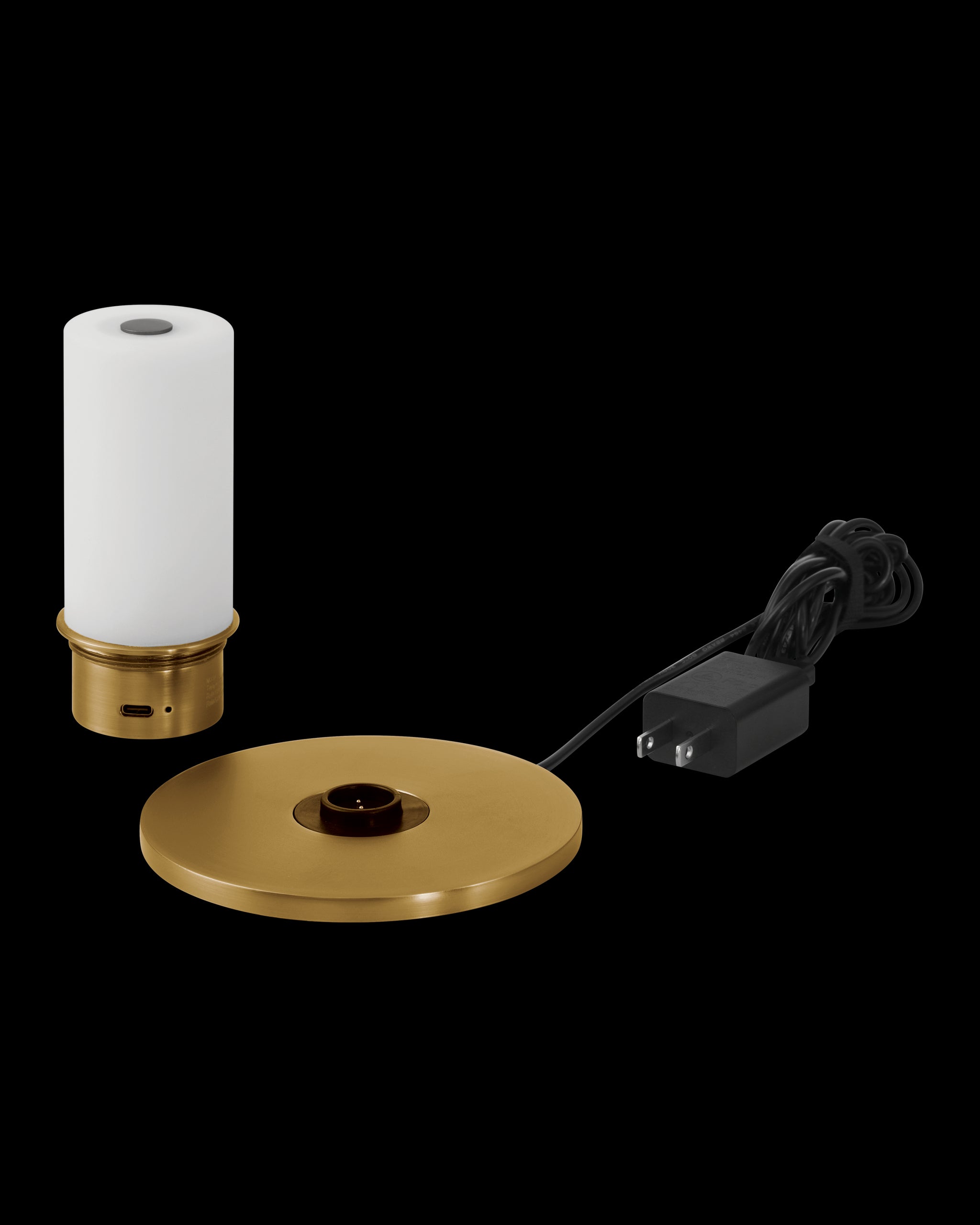 Currey & Company Galavant Brass Cordless Table Lamp