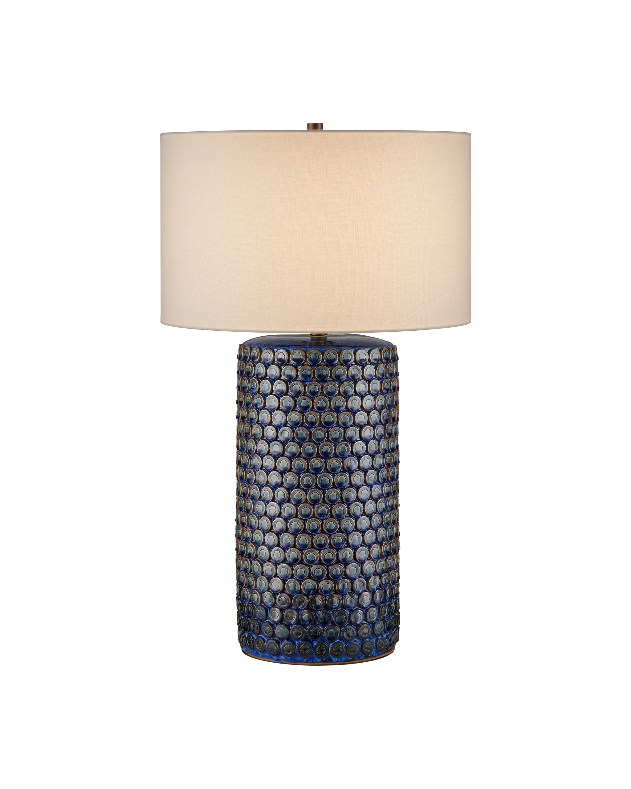 Currey & Company Lunares Blue Table Lamp