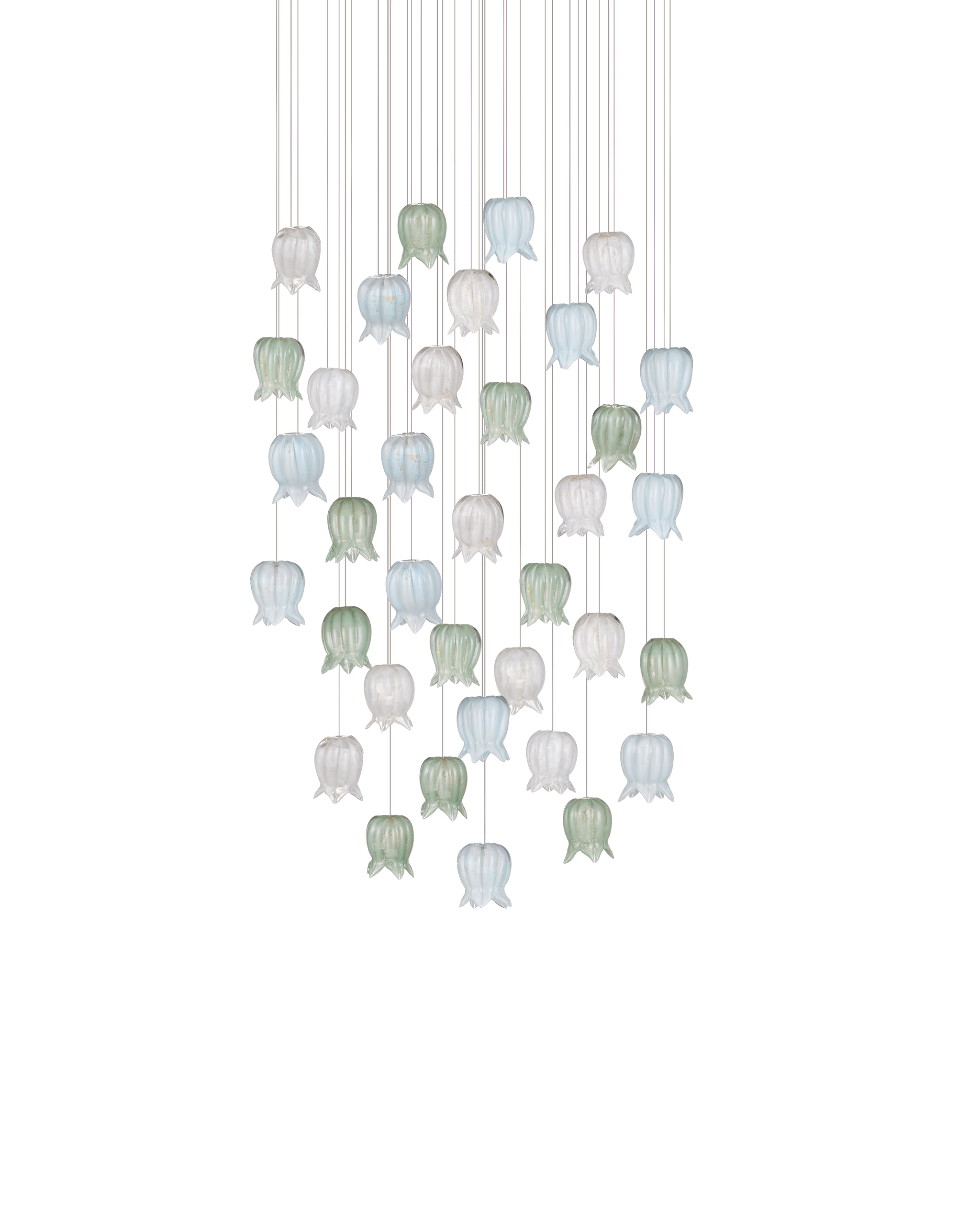 Currey And Company Polpo 36 Light Round Multi Drop Pendant