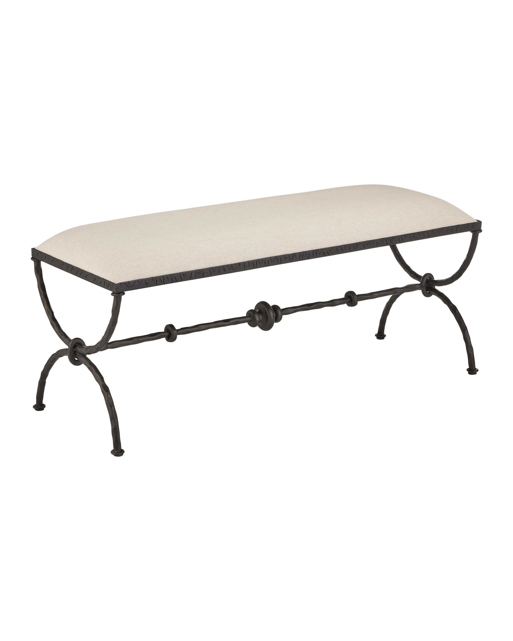 Currey & Company Agora Bench, Sparks Givry