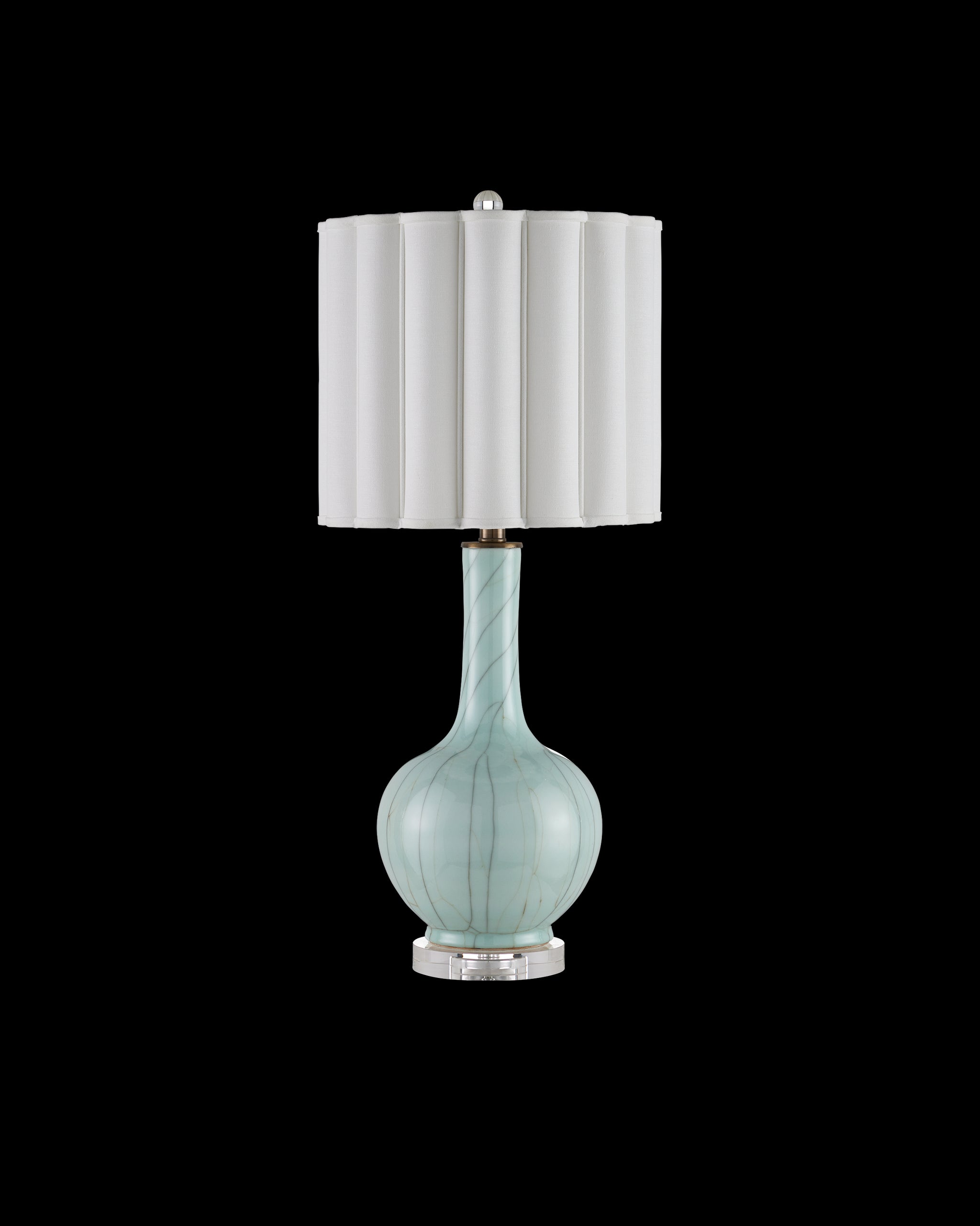 Currey & Company Celadon Crackle Table Lamp