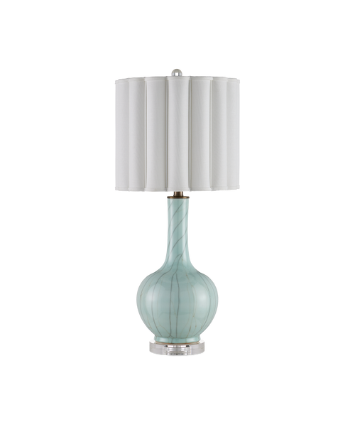 Currey & Company Celadon Crackle Table Lamp