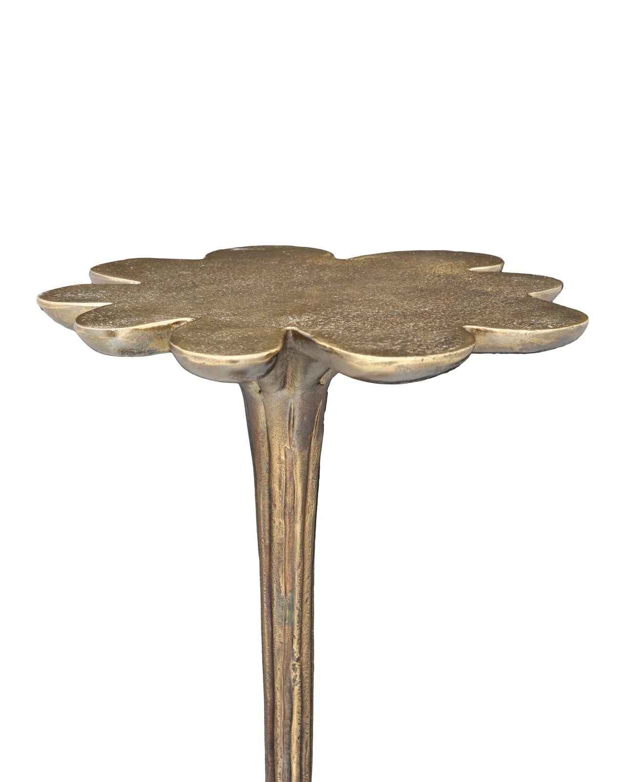 Currey & Company 25.5" Schizzo Cast Aluminum Accent Table