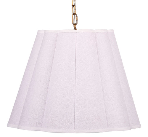 Jamie Young Scalloped Hanging Pendant Light White