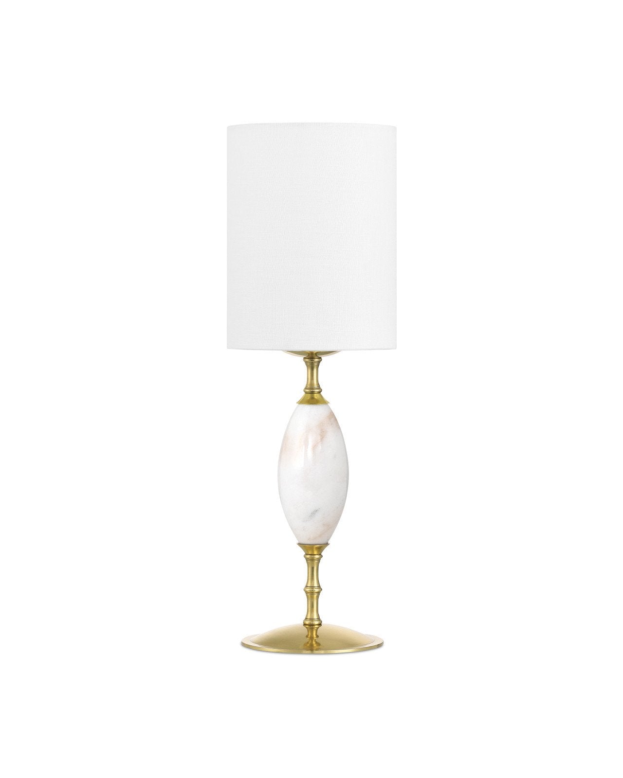Currey & Company Marche White Cordless Table Lamp